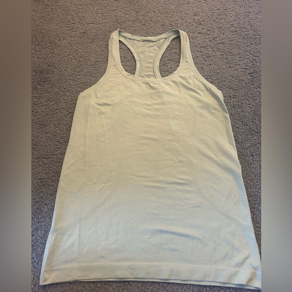 Lululemon Hazy Jade Swiftly Tech Racerback Tank Top Size 6
